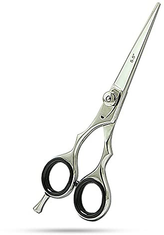 SMI Linkshänder schere friseurschere 5,5 zoll haarschneideschere haarschere frisör schere edelstahl schere haare schneiden für damen und herren - Razor Edge