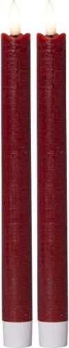 LED-Kerzen 'Flamme' lang, 2er Set,