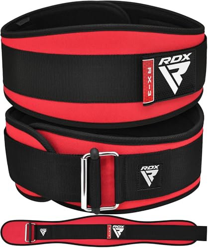RDX 6.5” Gewichthebergürtel, Auto-Lock Trainingsgürtel, Krafttraining Powerlifting Fitness Bodybuilding Gürtel, Gewichtheben Gepolstert Gym Weight Lifting Belt, Männer Damen Kreuzheben Workout