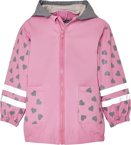 Playshoes Regenjacke Unisex Kinder Wind- und wasserdicht Regenmantel Regenbekleidung, Katze, 140