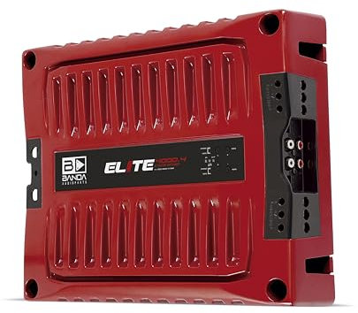 Amplificatore per bassi audio per veicoli a 4 canali - Amplificatore mono basso ad alta potenza da 1000 Watt con filtro subsonico e filtro passa basso stabile a 1 ohm, indicatori LED, specializzazione