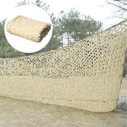 Militärisches Tarnnetz Camouflage Netz, 210D Oxford-Stoff, reißfest, leicht und tragbar, für Fensterläden, Jagd, Außendekoration, Camping, Garten, Balkon, Hof(Size:3x6m/9.8x19.7ft)