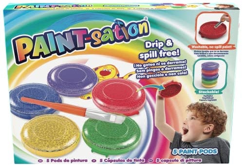 Goliath - Recharge 5 Pots de Peinture Paint-Sation - Peinture qui Ne Coule Pas - Loisirs Créatifs - Atelier Création - Couleurs Vives - A Partir de 2 Ans