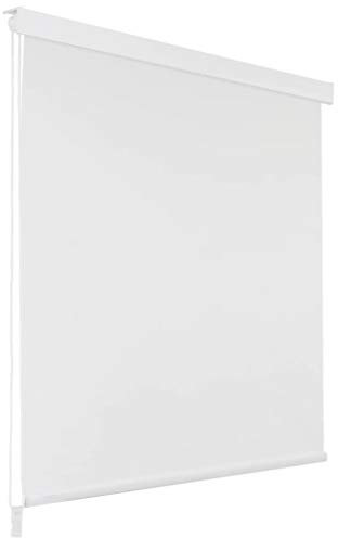 VACARX Duschrollo 160x240 cm weiß, Artikelfarbe: weiß (halb transparent)