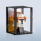 BRIKSMAX Acryl-Displaybox für Lego-Helm-Sammelobjekte, zusammengebaute transparente Staubschutz-Vitrine mit bedrucktem Karton, Geschenk für Lego-Sammler (7,7 x 7,7 x 10 Zoll)
