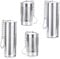 Vereen 4 infusores de té para té suelto, filtro de té con tapa, colador de té de acero inoxidable con gancho de cadena, bola de colador de té fácil de usar