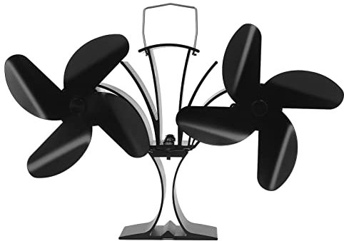Holzofenventilator, 8 Flügel, Holzofen, Wärmebetriebener Ventilator, Nicht Elektrisch, Umweltschutz, Automatischer Start, Kaminventilator Für Den Holzkamin zu Hause
