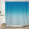 ASDCXZ Tenda da doccia blu, 180 x 180 cm, moderna, semplice, blu, azzurro, sfumatura, per bagno, lavabile, in poliestere, impermeabile, per vasca da bagno con 12 ganci