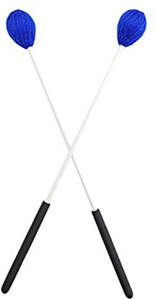 TOYANDONA 2 Paar Trommelstöcke Aus Wolle Für Trommelschlägel Instrumententeile Sanfte Berührung Für Musikeranfänger