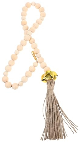 FRCOLOR Pet Dog Doorbell Training Dog Bell Beads String Easy to Attach for Potty Training