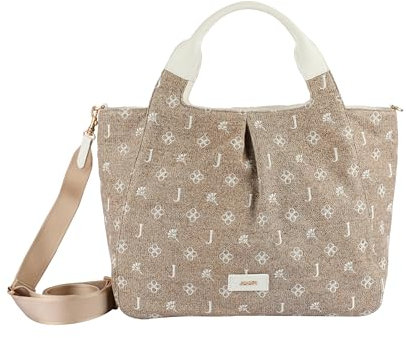 Joop! - cara decoro tessere Handtasche für Damen in Weiß, Maße 39x33x14 cm