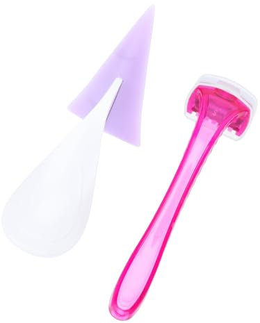 MAGICLULU 3 Sätze Intimbereich Trimmen Rasierer Für Bikinizone Intimrasur Vorlage Damen Trimmer Elektrorasierer Bikini-rasierschablone Fräulein Handbuch Kieselgel Haarentfernungsgerät
