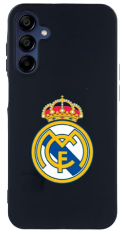 LA CASA DE LAS CARCASAS Schutzhülle für Samsung Galaxy A15 5G Real Madrid, Wappen von Real Madrid, aus flüssigem Silikon, zum Schutz Ihres Handys. Flexible Schicht, mit offizieller Lizenz von Real