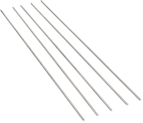 Schweißdraht, Schweißstäbe, Lötstäbe, 5 Stück, Güteklasse 5, Titan-Ti-Stangen, leichter Titanstab, 2 mm Durchmesser, 250 mm Länge, Schweißdrähte für Reparaturen, Schweißen, Löten