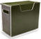 Meicloud Acrylic Magazine File Holder - Office File Holders for Desks - Clear Newspaper Rack, File Organiser Rack with handles, Desktop Book Storage Basket (Not fit for A4 Suspension Files!)