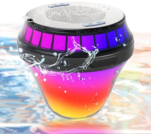 EMPERSTAR Bluetooth-Pool-Lautsprecher, schwimmender Whirlpool-Lautsprecher