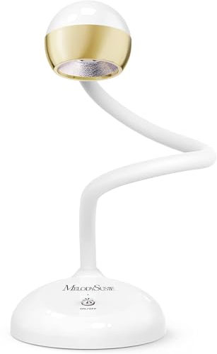 MelodySusie 2 in 1 Gel X Lamp, Pro09M Cordless Gooseneck UV Lamp for Gel x Nails Rechargable LED Nail Lamp Light for Gel Polish,Touch Switch Flash Cure Light for Nail Extension Art Home Salon Golden