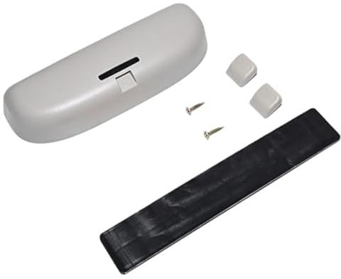 XYWOPO Custodia for occhiali for auto, for Fiat, 500L 500X 2011-2021 Porta occhiali Scatola porta occhiali da sole Custodie occhiali(Grey)