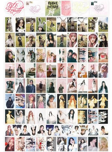 93 Stück IVE Aufkleber EMPATHY IVE Rebel Heart Sticker Album Sticker Pack The 3RD EP Mini Photocards Sticker Poster Set für Fans Laptop