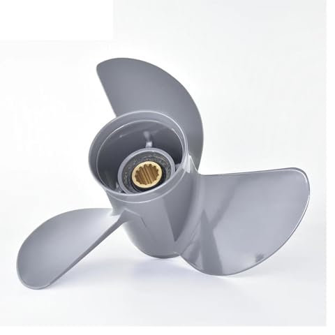 Außenbord Propeller Kit 3-Blatt 13-Keil 58130-ZV5-000ZA Außenbordpropeller aus Aluminiumlegierung Schraube für Honda 35 40 45 50 55 60 PS Bootsmotor 11 1/4 x 13
