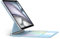 SENGBIRCH Magic Keyboard for iPad Air 13 M3 2025/M2 2024 - Deutsches QWERTZ Layout Tastatur mit hülle, Hintergrundbeleuchtung Multi Trackpad Tastatur für iPad Pro 12.9 6./5./4./3, Blau