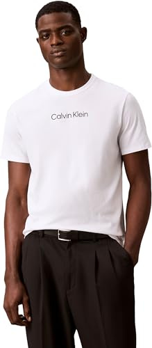 Calvin Klein Herren T-Shirt Lv04ld230g Ss Standard Logo 30s Crewnk Tee (1 Stück)