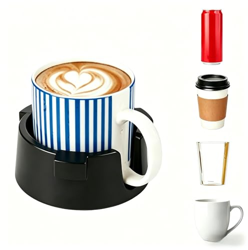 TCETCY Anti-Verschütten Getränkehalter Schreibtisch Getränkeuntersetzer Tassenstapler Tassenhalter Tisch Tassenaufbewahrung 11.5 * 5.5cm Tassen Kaffeetassen Organizer für Home Office Outdoor