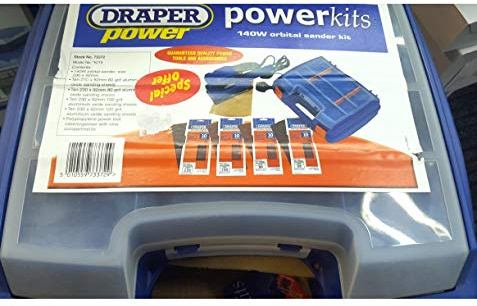Draper 73372 140W Orbital Sander Kit