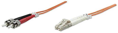 Intellinet 3.0m LC-St M/M câble de Fibre Optique 3 m OM2 Orange