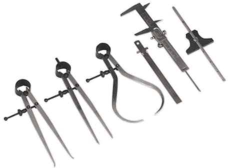 Sealey Ak10000 Measuring Tool Set 6Pc