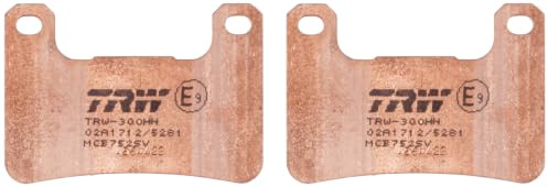 TRW MCB752SV Brake Pad Set Disc Brake Sinter Street Compatible for Kawasaki Z (900CC -) - Front Axle and Other Vehicles