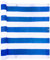 jarolift Balkonbespannung Basic, Balkon Sichtschutz Windschutz Sonnenschutz Balkon-Verkleidung, Atmungsaktiv, 500 x 90cm (24 Ösen) Dunkelgrün - Weiß - Blau
