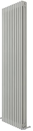iBathUK Regency Tall Vertical Column Radiator, Triple Panel Radiators, 1800x560mm Slim Radiator, Wall Mounted for Bathroom,Kitchen,Living Room- White