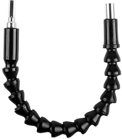 Biegsame Welle mit Sechskantgelenk, flexible Verlängerung für Bohrer 290 mm, schwarze biegsame Welle