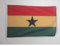 AZ FLAG - Drapeau Ghana - 45x30 cm - Pavillon Nautique Ghanéen Spécial Bateau Et Extérieur En Maille Bloquée Avec Anneaux Plastiques Intégrés - 30g