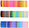 N/D Miltie Washi-Tape, Regenbogen-Washi-Tape, bunt, Set für Kunst, Basteln, Malerei, Modellierung, Ersatzkennzeichnung, Codierung, Kabelband (60 Farben)