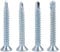 Viti autoperforanti, 50 pezzi M4.2 Viti autofilettanti autofilettanti a testa piatta Set di viti in ferro zincato con coda di perforazione per pannelli di perforazione (M4.2 * 38(50PCS))