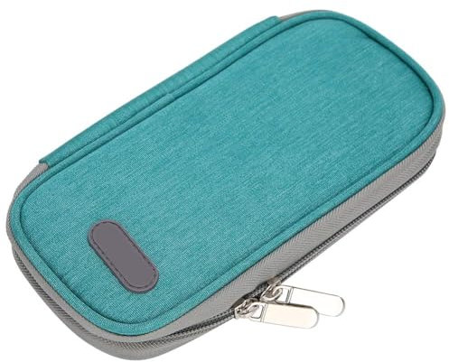 Bolsa De Viaje De Enfriador De Insulina, Gran Capacidad Medicamentos Portátiles Bag Refrigerada Refrigerador De Medicamentos Diabéticos Múltiples Estuche Insulina para Atención Al Paciente (Verde)