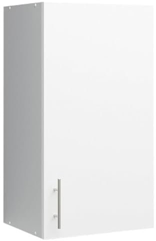 JD Greta 400mm Kitchen Wall Cabinet with Door – Wall Unit – White Matt – Modern Storage Cupboard