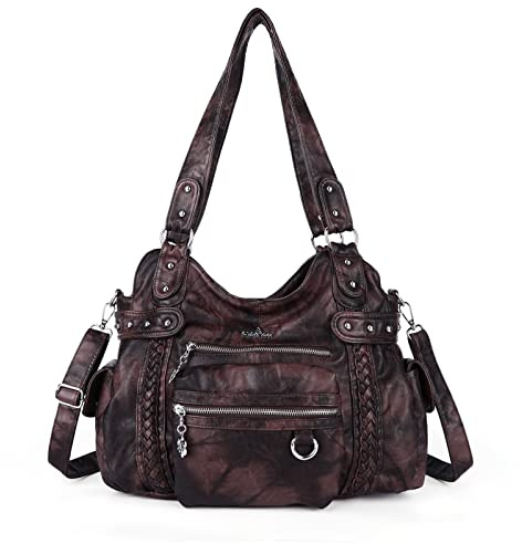 Angel Kiss Hobo Handtaschen für Damen, weiches PU-Leder, Schulterhandtaschen