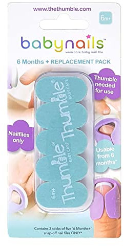 Baby Nails Juego de limas de uñas de repuesto - 6 meses +