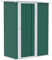 Outsunny Casetta da Giardino Porta Utensili in Lamiera di Acciaio, Capanno da Giardino in Acciaio con Porte, 142x84x189cm, Verde Scuro