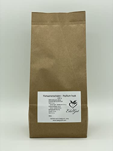 Flohsamenschalen 1 kg fein gemahlen vegan vegetarisch 1000 g