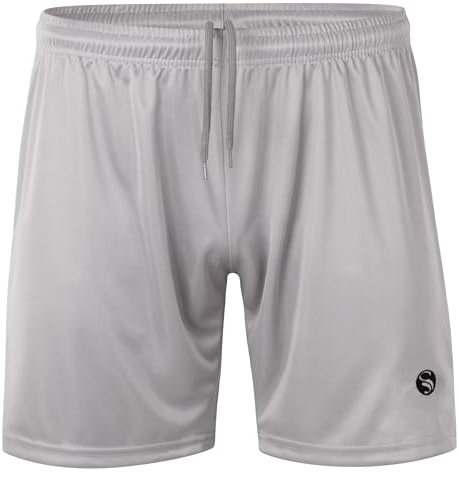 STARK SOUL® Herren Sport Short -Active-, Sporthose, Trainingssportshort - Farbe: Grau - Größe: M