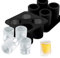 CANDeal - Molde De Silicona Para Vaso De Chupito Para Resina Y Whisky Congelado, Bandeja Para Cubitos De Hielo De 9 Cm X 9 Cm, Moldes Para Hacer Vasos Comestibles, Moldes Para Vasos De Hielo (2-Pack)