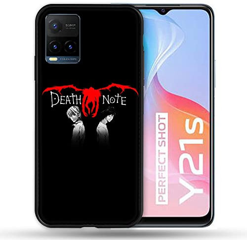 Cokitec Schutzhülle für Vivo Y21 / Y21S / Y33S Manga Death Note, Schwarz