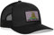 Haka Dont Tread on Me Hat - Gadsden Flagge Trucker Hat Baseball Cap für Männer & Frauen Snapback Verstellbare Golfmütze, schwarz, Einheitsgröße