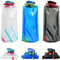 Orenge 3 Pezzi Bottiglie di Acqua Pieghevole Portatile Borraccia Sportiva Pieghevole Bottiglia Flessibile Riutilizzabile l'acqua in Plastica Con Moschettone per Escursionismo Adventures Viaggi, 700ml