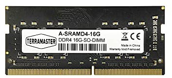 TERRAMASTER 16G DDR4 RAM SO-DIMM for F2-223, F4-223, F2-423, F4-423, T6-423, T9-423, T12-423, U4-423, U8-423, U12-423