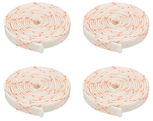 sourcing map Fiberglass Heat Shield Sleeve 0.9m x 3mm Insulation Protect Sleeving Pipe for Cable Wire Wrap, Pack of 4